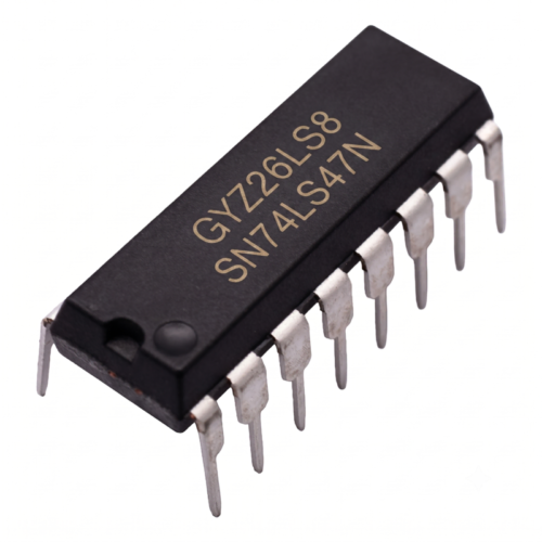 IC 74LS47 7447 DECODIFICADOR BCD A 7 SEGMENTOS AC