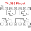 IC 74LS86 7486 COMPUERTA XOR DE 2 ENTRADAS