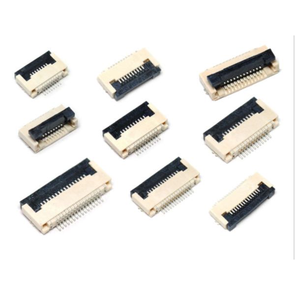 CONECTOR DE CABLE PLANO FFC/FPC PASO 1 MM ZIF SMT 8 PINES