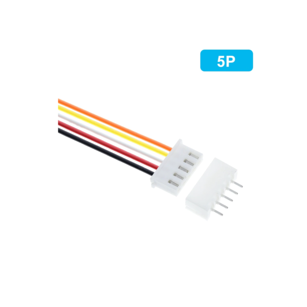 Conectores JST-XH 2.54mm de 5 Pines (Macho-Hembra)