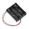 Porta Pilas para 3 Baterías AA con Cables