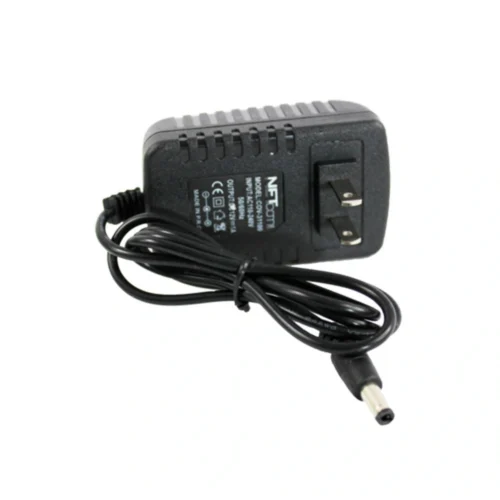 Adaptador Cargador 110V a 12V 1A (Plug DC 5.5mm x 2.1mm)