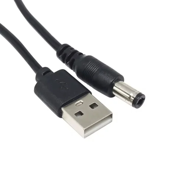 Cable Adaptador de 5V USB a DC005 (5.5mm) 1A