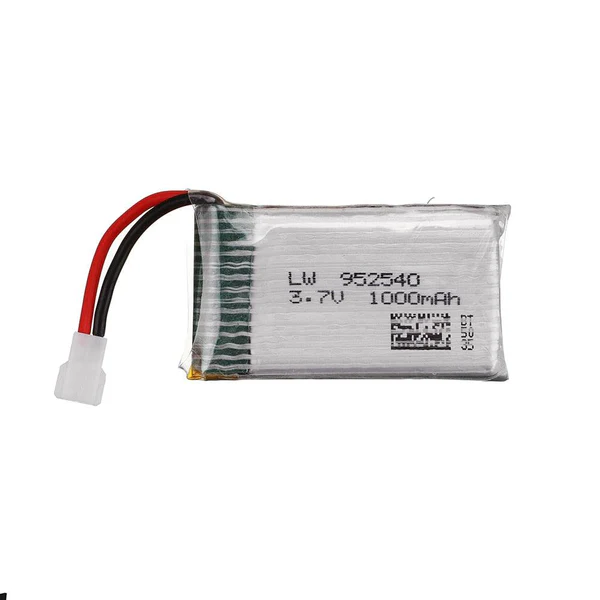 Batería LiPo 1S 3.7V 1000mAh 25C (Modelo 952540)
