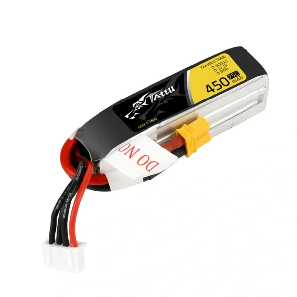 Batería LiPo Tattu 3S 11.1V 450mAh 75C (Long Size)
