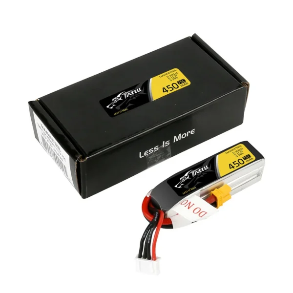 Batería LiPo Tattu 3S 11.1V 450mAh 75C (Long Size)
