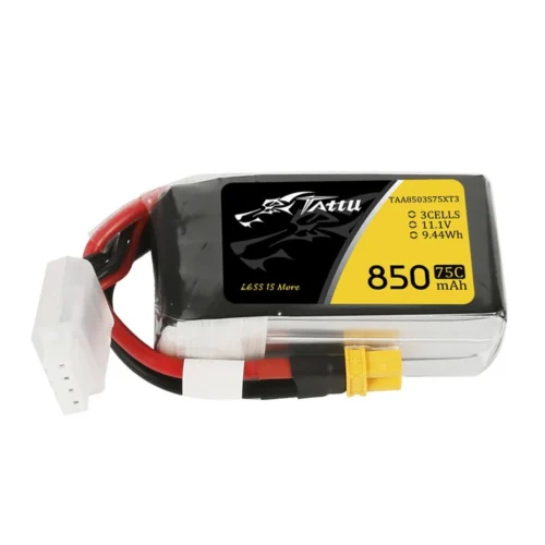 Batería LiPo Tattu 3S 11.1V 850mAh 75C (XT30)