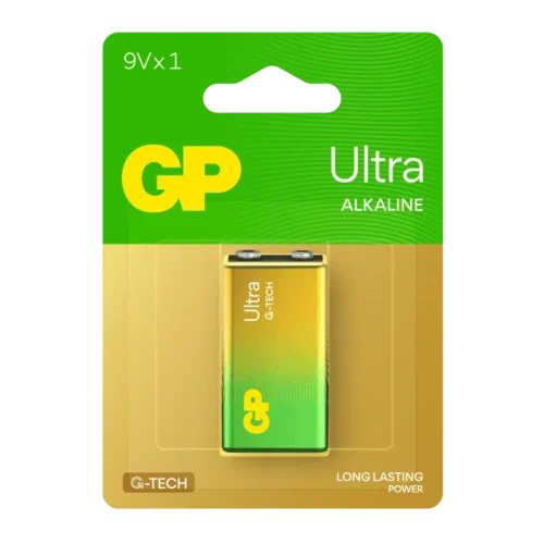 Batería 9V Alcalina GP Ultra (1604AU)