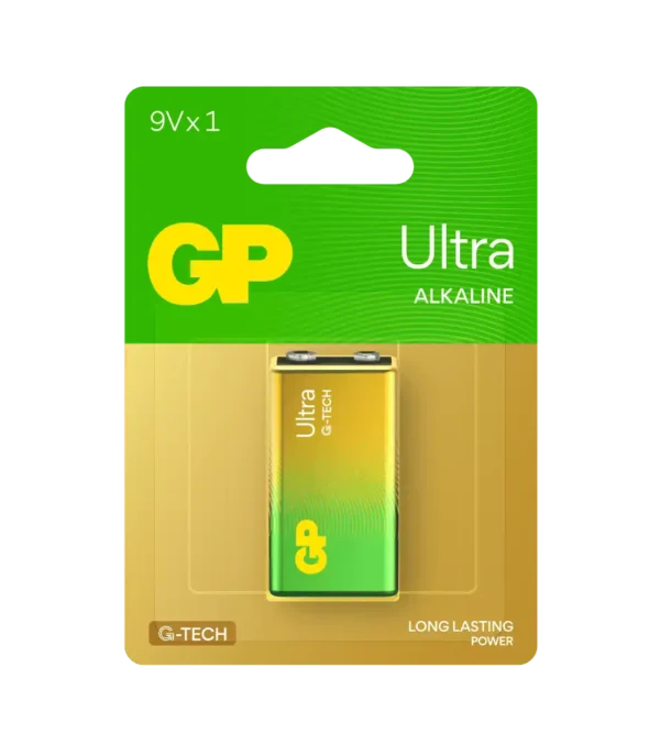 Batería 9V Alcalina GP Ultra (1604AU)
