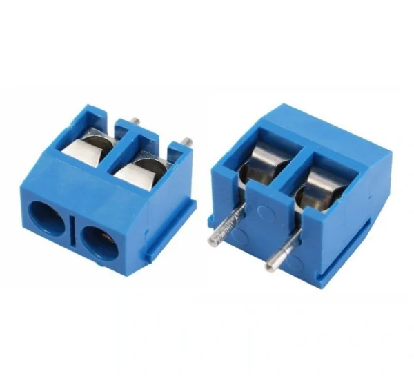 Bornera para PCB 2 Pines - Paso 5mm (KF301-2P)