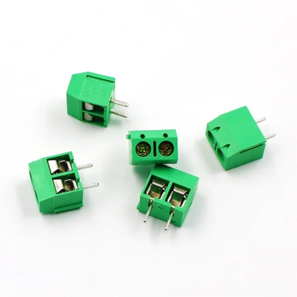 Bornera para PCB 2 Pines - Paso 5mm (KF301-2P)