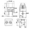 Bornera para PCB 3.5mm KF350 (2 Pines)