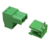Bornera Enchufable 2 Pines PCB 5.08mm (Ángulo Recto)