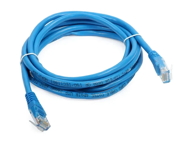 Cable Patch Cord Cat5E Azul – 3m / 10m