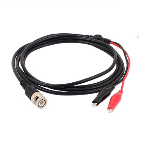 Cable Osciloscopio BNC Macho a 2 Lagartos