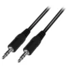 CABLE STEREO 3.5 A 3.5 90CM NEGRO