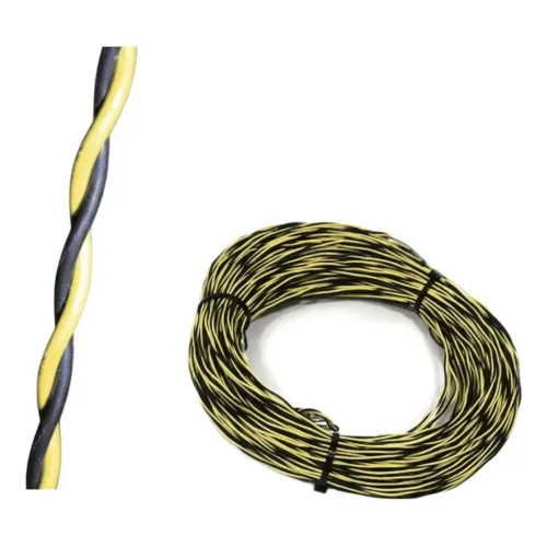 CABLE TIMBRE AMARILLO/NEGRO – POR METRO