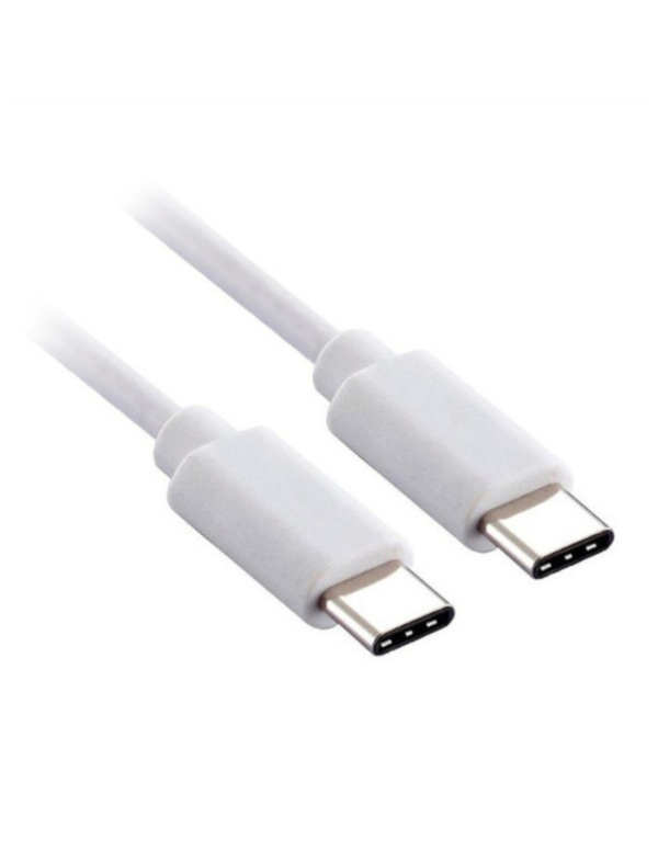 CABLE USB TIPO C A TIPO C BLANCO 60W