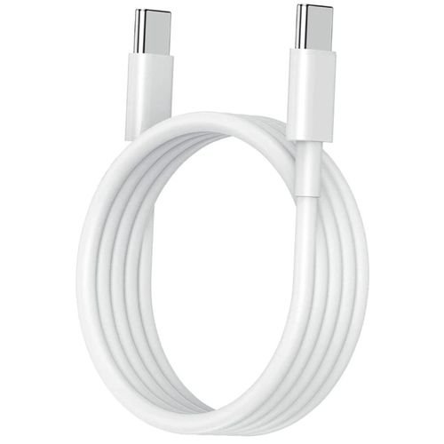 CABLE USB TIPO C A TIPO C BLANCO 60W