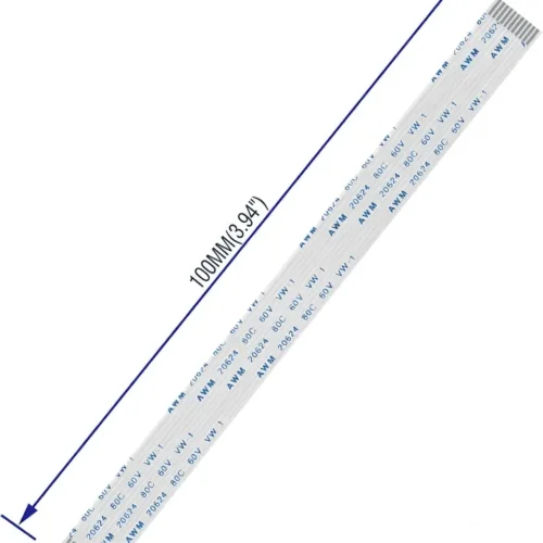 Cable Plano Flexible FFC/FPC 12 Pines - 10 cm (Misma Dirección / Tipo A)
