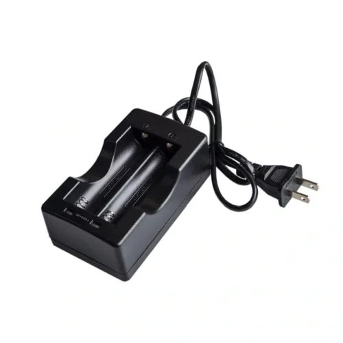 Cargador Dual para Baterías de Litio 18650 (Conexión 110V AC)