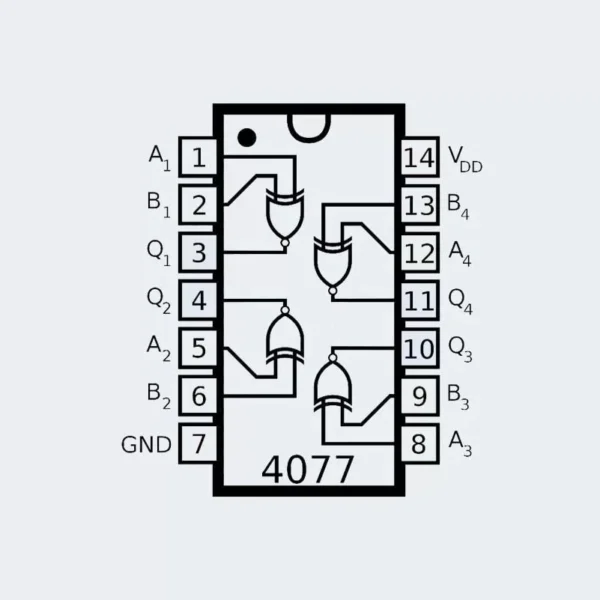 IC CD4077 4077 COMPUERTA XNOR DE 2 ENTRADAS