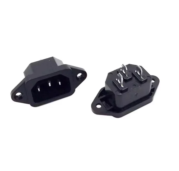 CONECTOR ALIMENTACION HEMBRA AC-04 PARA CABLE DE PODER C13