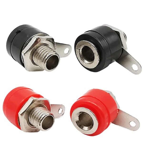 Conector Banana Jack Pequeño para Chasis (Hembra)