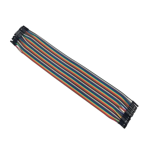 Kit de 40 Cables DuPont Jumpers Hembra-Hembra (20 cm)