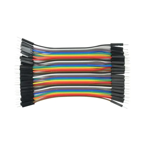 Kit de 40 Cables DuPont Jumpers Macho-Macho (10 cm)