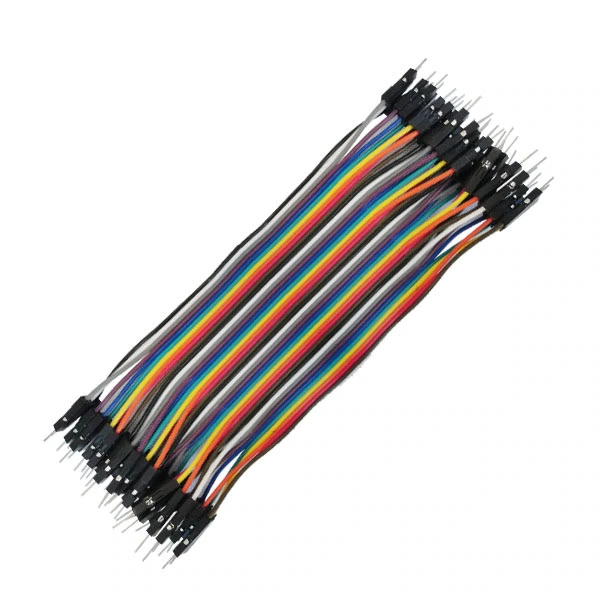 Kit de 40 Cables DuPont Jumpers Macho-Macho (15 cm)