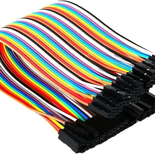 Kit de 40 Cables DuPont Jumpers Hembra-Hembra (15 cm)