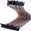 Kit de 40 Cables DuPont Jumpers Hembra-Hembra (15 cm)