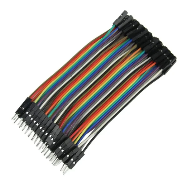 Kit de 40 Cables DuPont Jumpers Macho-Hembra (10 cm)