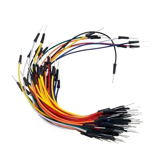 KIT DE 65 CABLES DUPONT VARIOS TAMAÑOS MACHO-MACHO