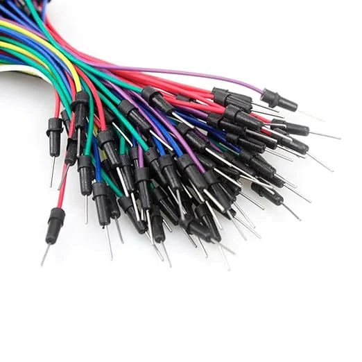 KIT DE 65 CABLES DUPONT VARIOS TAMAÑOS MACHO-MACHO