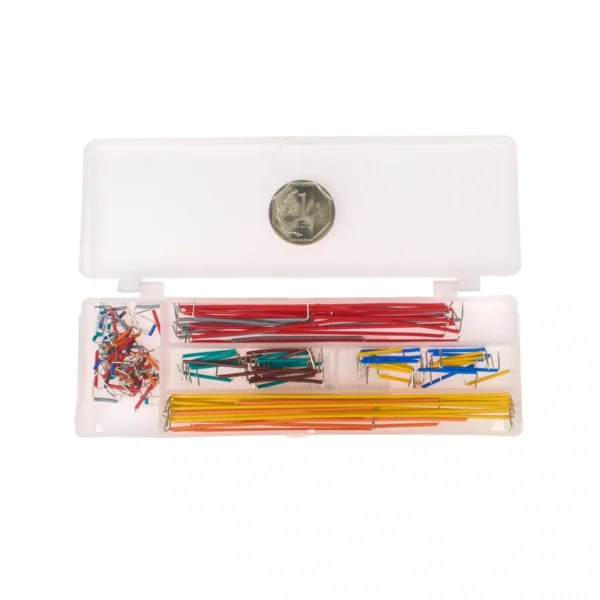 CAJA DE 140 CABLES O PUENTES PARA PROTOBOARD BBJ-140