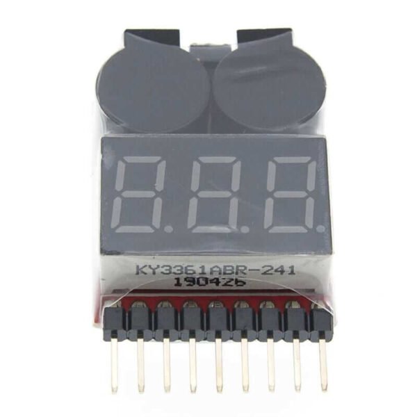 MODULO P309 COMPROBADOR MEDIDOR DE VOLTAJE BATERÍA LIPO 1S-8S
