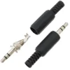 Conector Plug 3.5mm Estéreo Plástico (Macho)
