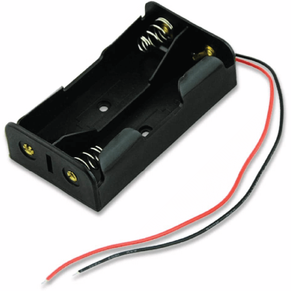 Porta Pilas para 2 Baterías 18650 7.4V