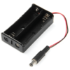 Porta Pilas para 2 Baterías 18650 7.4V con Plug DC