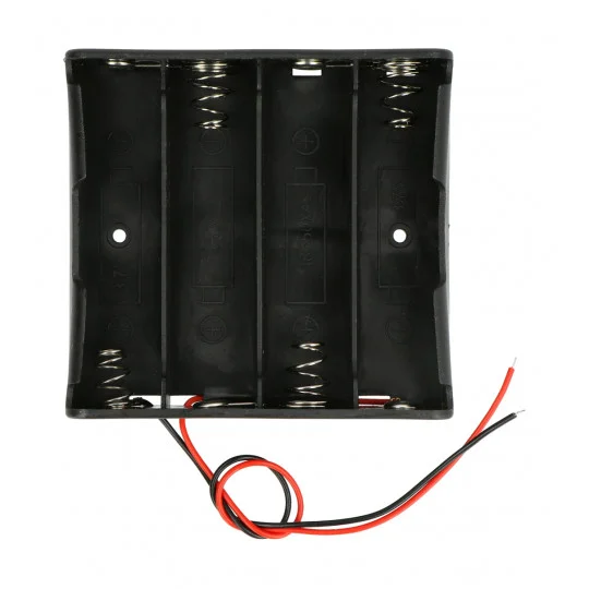 Porta Pilas para 4 Baterías 18650 14.8V