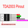 Amplificador de Audio TDA2003A